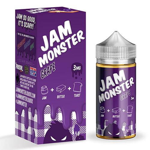 JAM MONSTER GRAPE 100ML 3MG Vapor Fuel