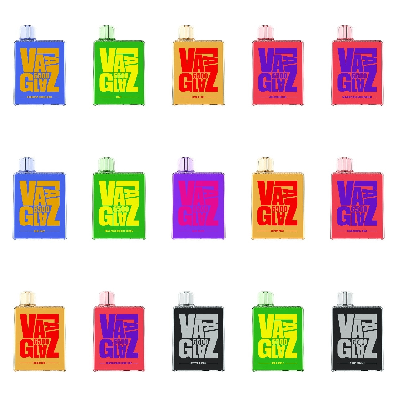 DESECHABLE VAAL GLAZ 6500 PUFFS