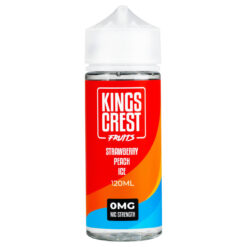 KING CREST FRUITS STRAWBERRY PEACH ICE 120ML 3MG