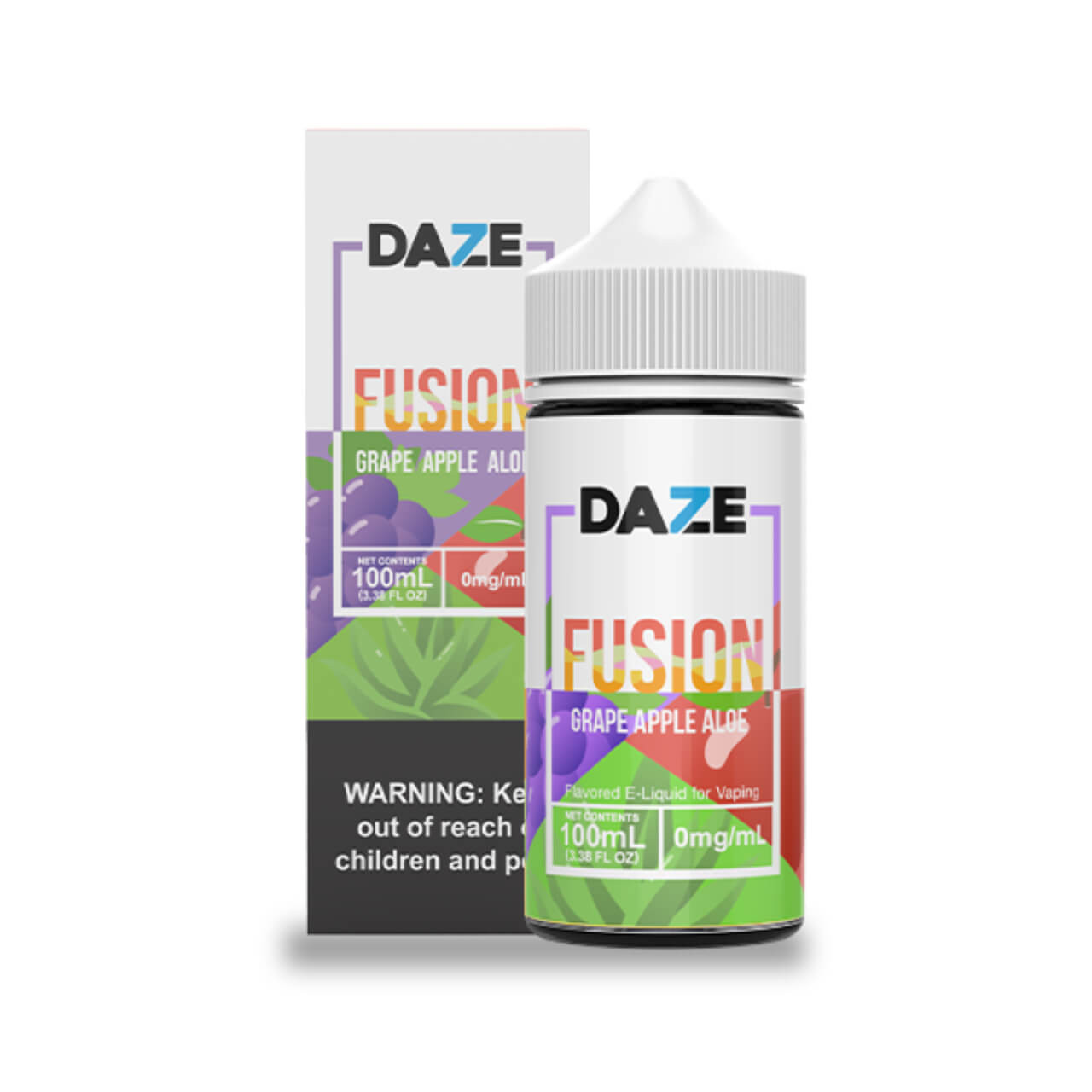 DAZE FUSION GRAPE APPLE ALOE ICE 100ML 3MG