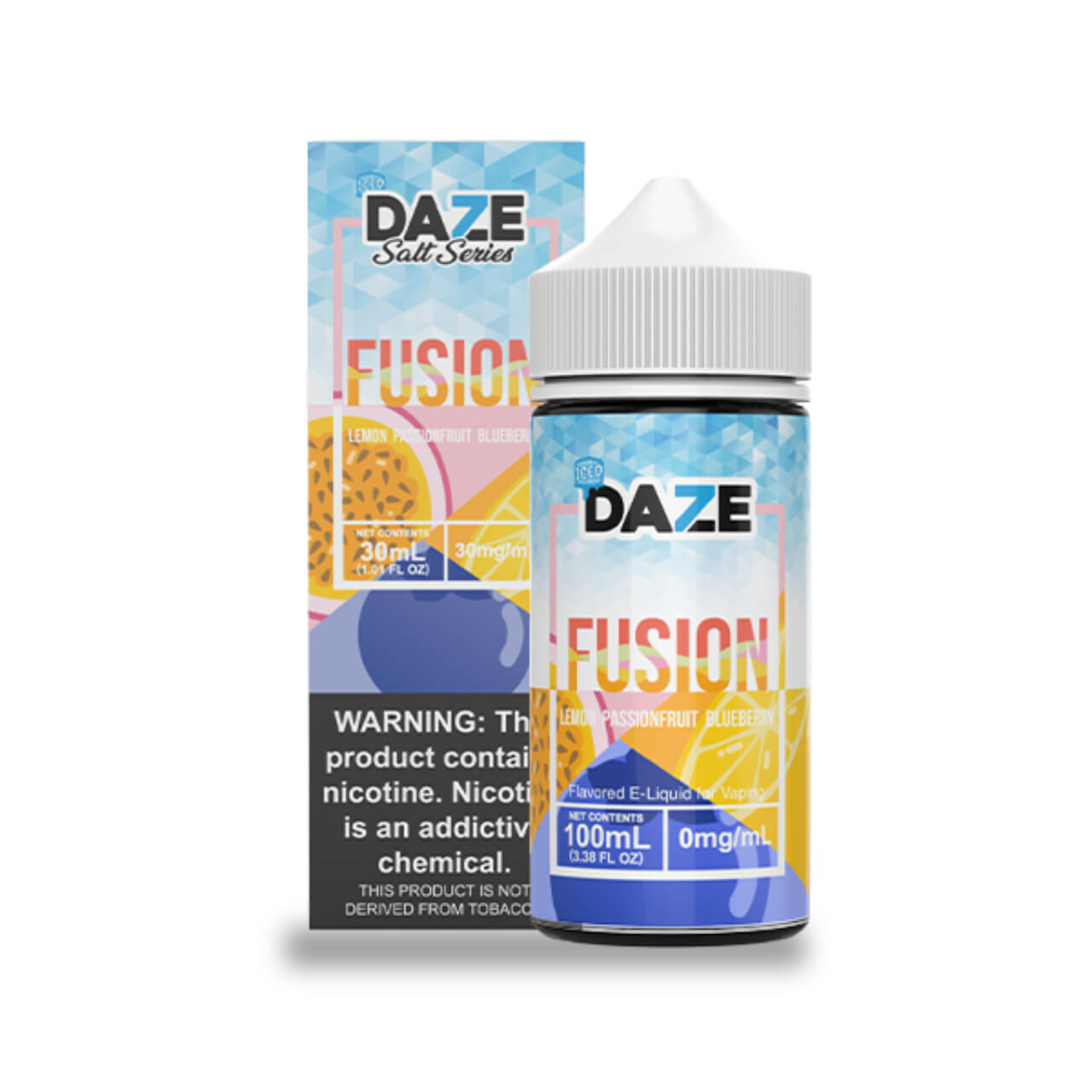 DAZE FUSION LEMON PASSION FRUIT BLUEBERRY ICE 100ML 3MG