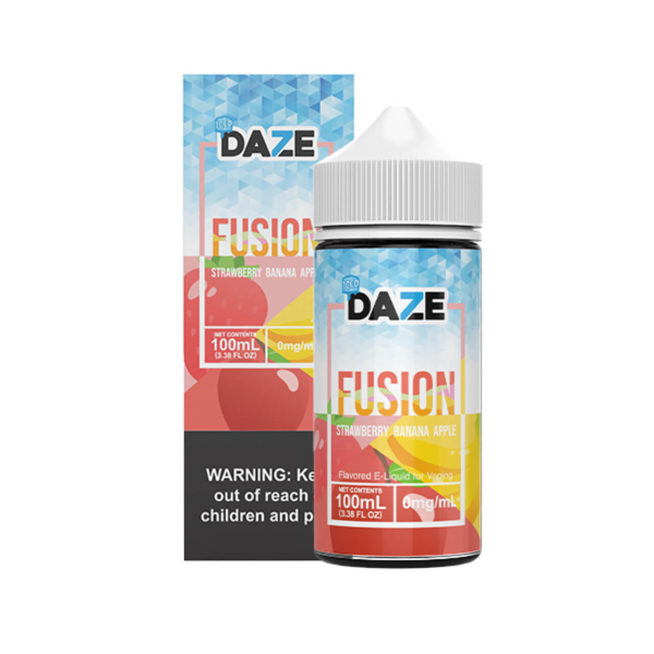 DAZE FUSION STRAWBERRY BANANA APPLE ICE 100ML 3MG