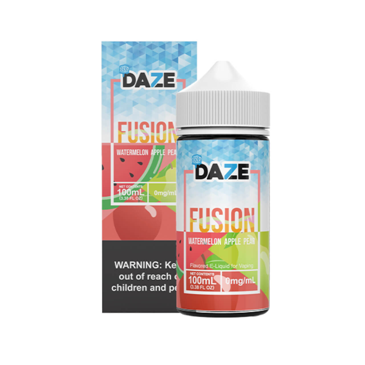DAZE FUSION WATERMELON APPLE PEAR ICE 100ML 3MG