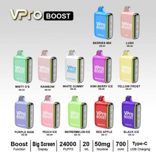 DESECHABLE VPRO BOOST 24,000 PFFS
