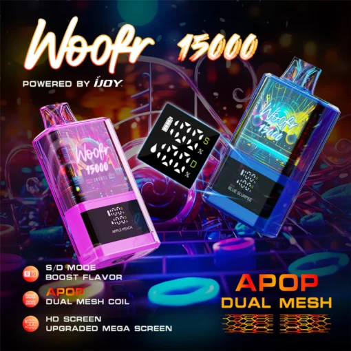 DESECHABLE WOOFR IJOY 15000 PUFFS