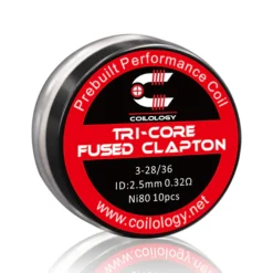 COILOLOGY TRI-CORE FUSED CLAPTON 10 PACK