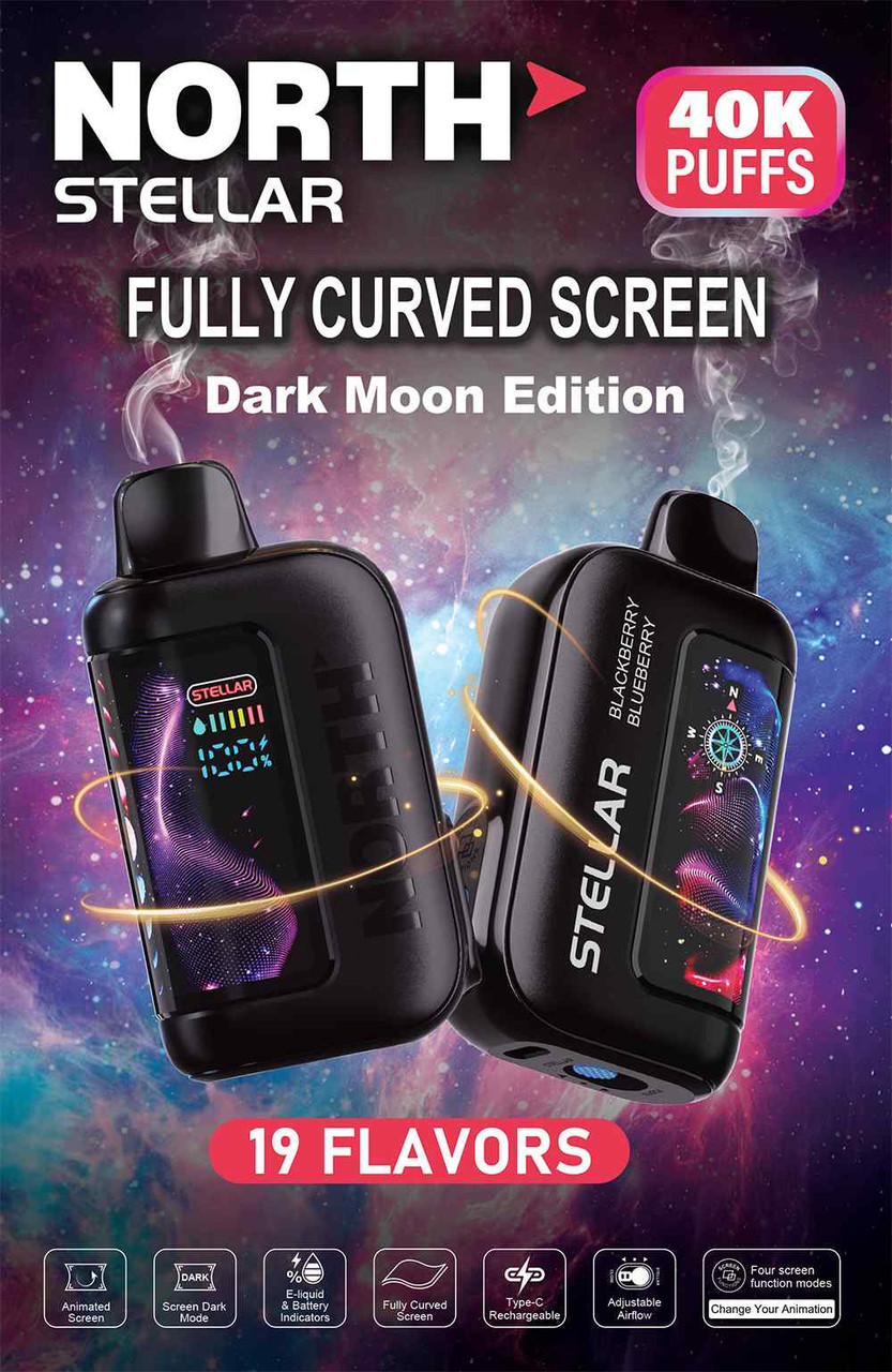 DESECHABLE NORTH STELLAR 40,000 PUFFS