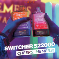 DESECHABLE MEMERS SWITCHERS 22,000 PUFFS