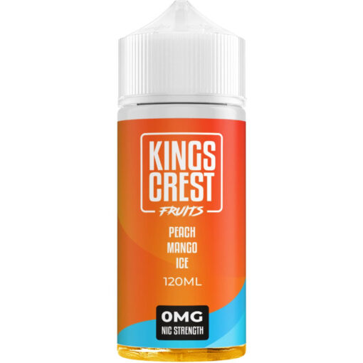 KING CREST FRUITS PEACH MANGO  ICE 120ML 3MG