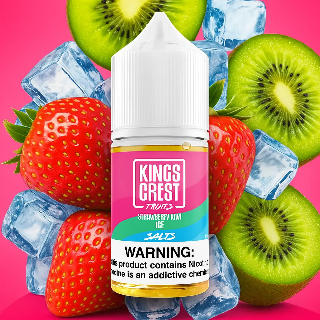 KING CREST FRUIT SALES STRAWBERRY KIWI ICE 30ML 35MG