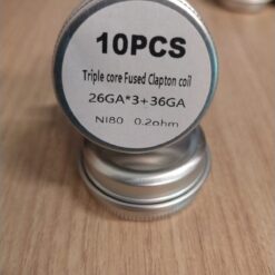 TRIPLE CORE FUSED CLAPTON COIL 10 PACK