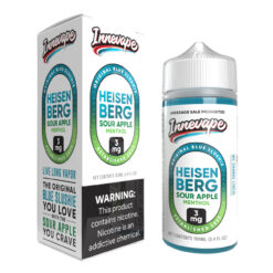 INNEVAPE HEISENBERG SOUR APPLE MENTHOL 100MLG 3MG