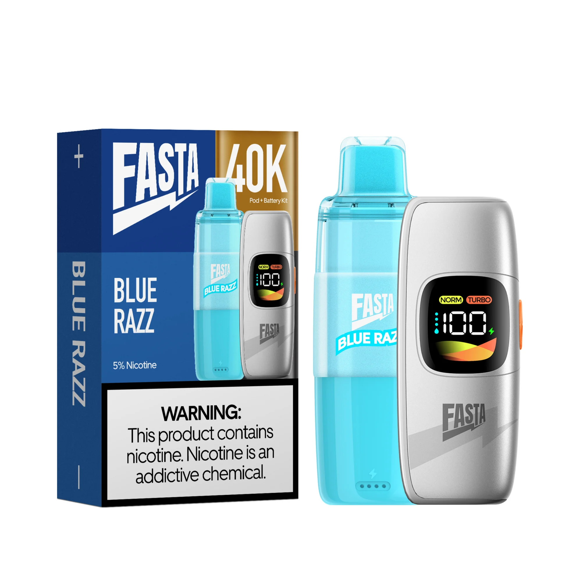 DESECHABLE FASTA KIT 40,000 PUFFS